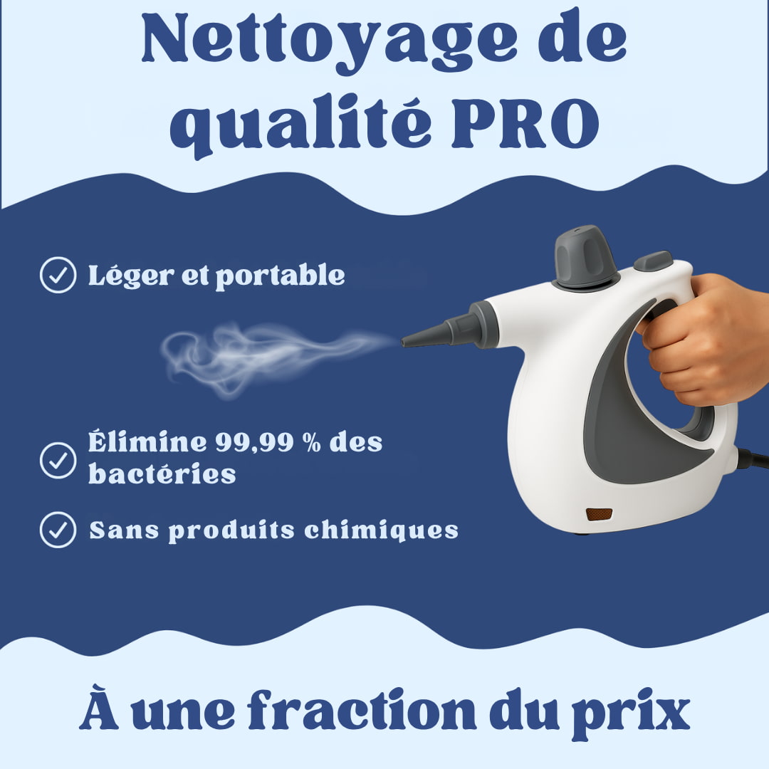SteamPro™ – Nettoyeur à vapeur