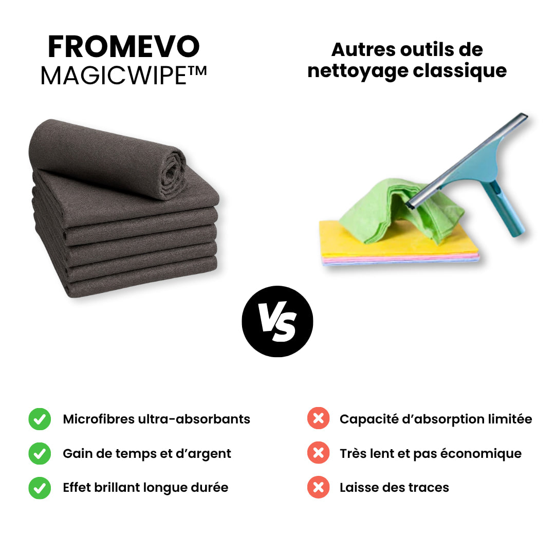 MagicWipe™ - 10x Chiffons de nettoyage