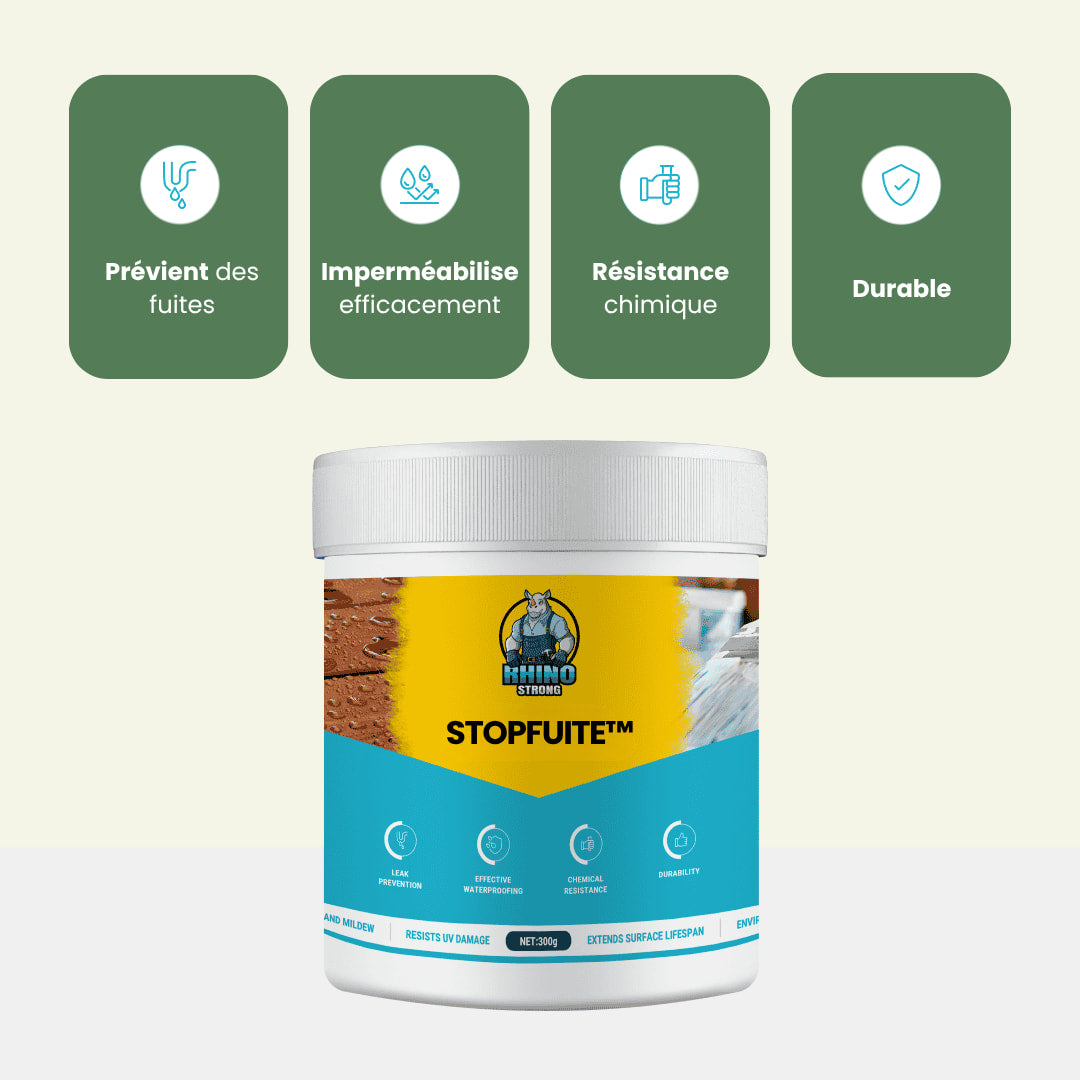 StopFuite™ - Répare et imperméabilise les fuites
