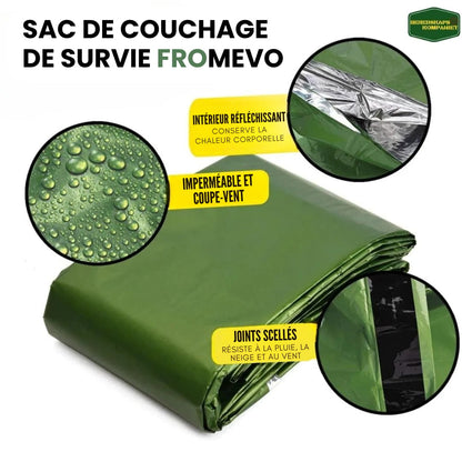 ThermoGuard™ - Le sac de couchage compact d'urgence