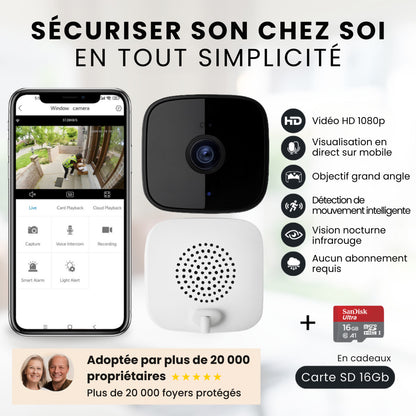 HomeSecur - La caméra de fenêtre intelligente pour votre maison