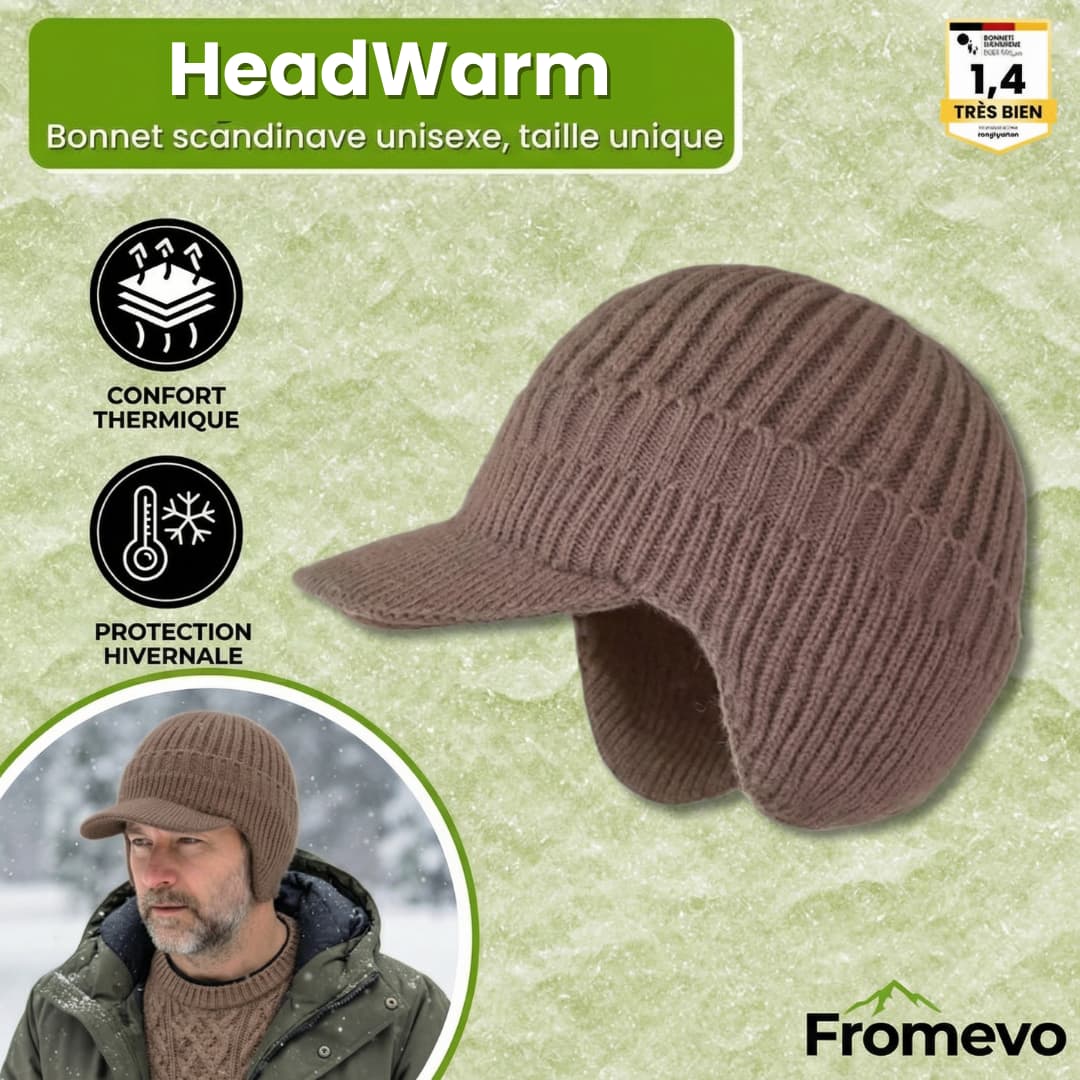HeadWarm - Bonnet Scandinave Unisexe