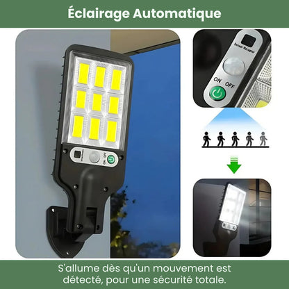 SunGuard™ - Lampe Solaire murale à Détection