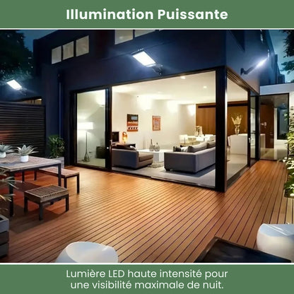 SunGuard™ - Lampe Solaire murale à Détection