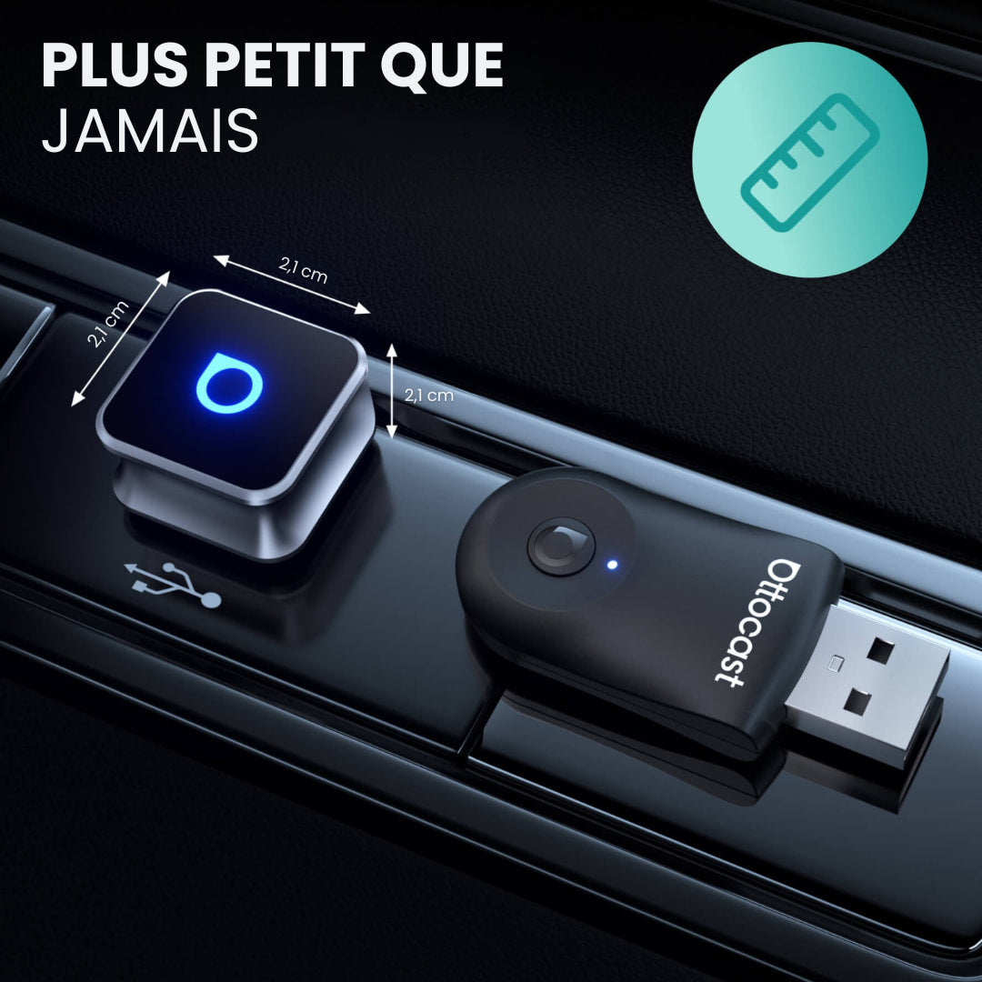 MiniCube 3.0 - Adaptateur sans fil CarPlay/Android Auto