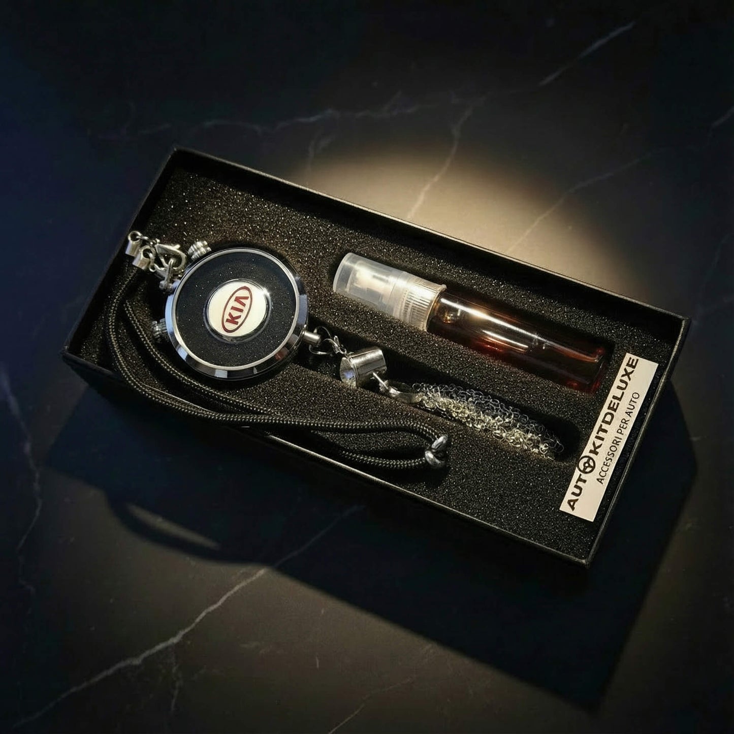 PARFUM DE VOITURE AVEC LOGO (Parfum inclus)