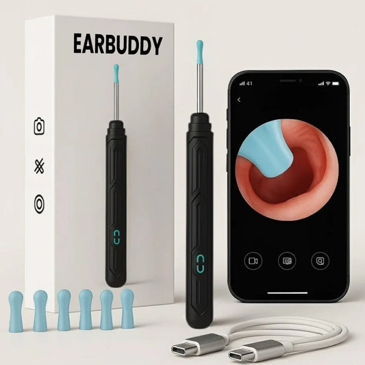 EarBuddy™ - Nettoyeur d'oreilles intelligent