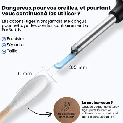 EarBuddy™ - Nettoyeur d'oreilles intelligent