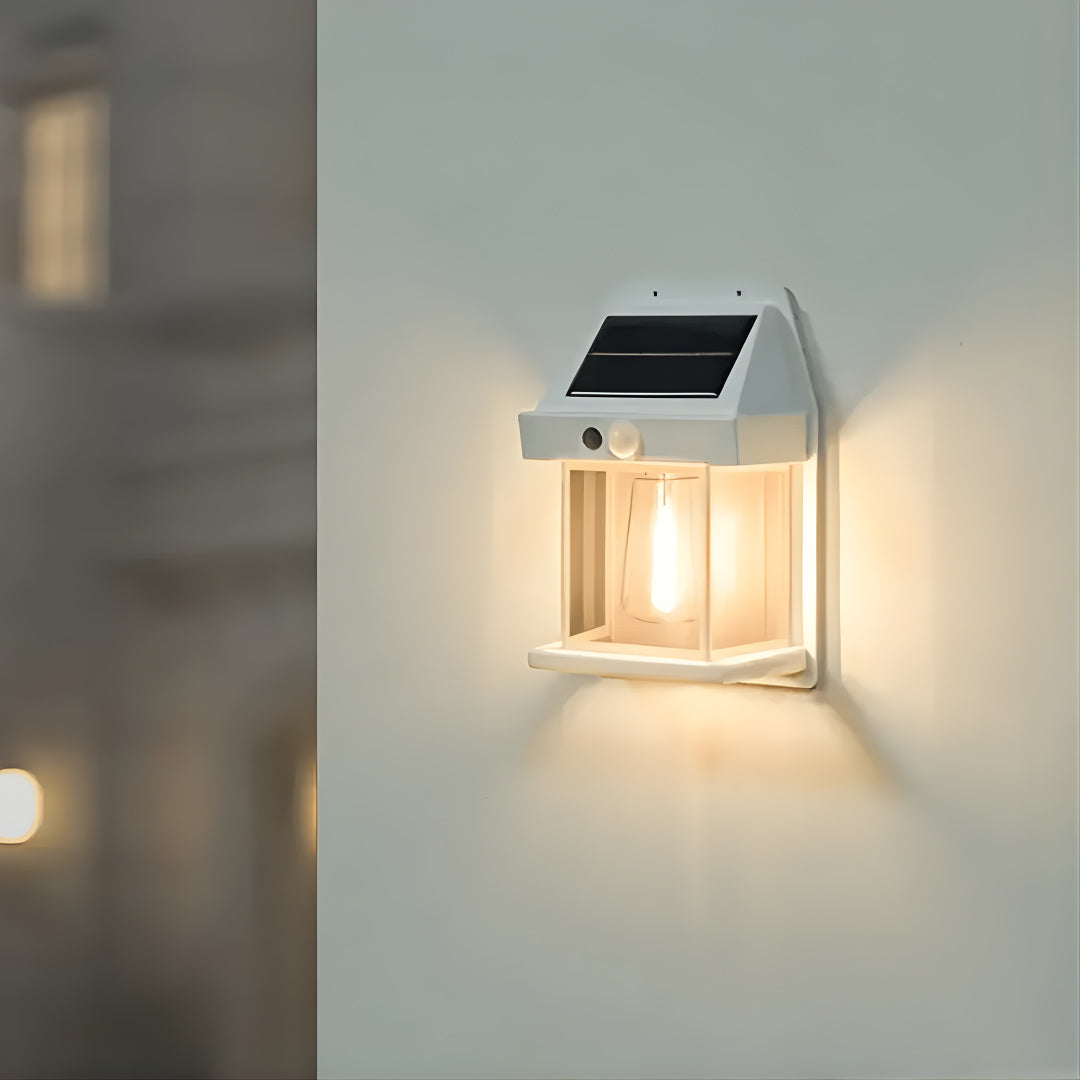 Lampe solaire étanche et moderne