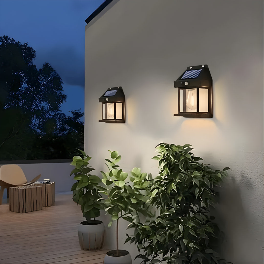 Lampe solaire étanche et moderne