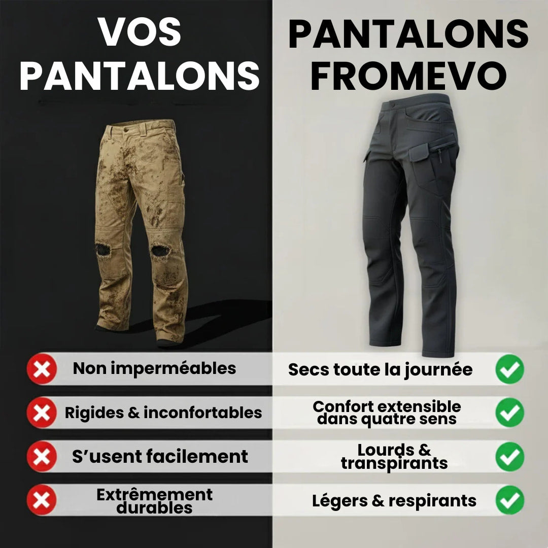 Pantalon utilitaire imperméable Fromevo
