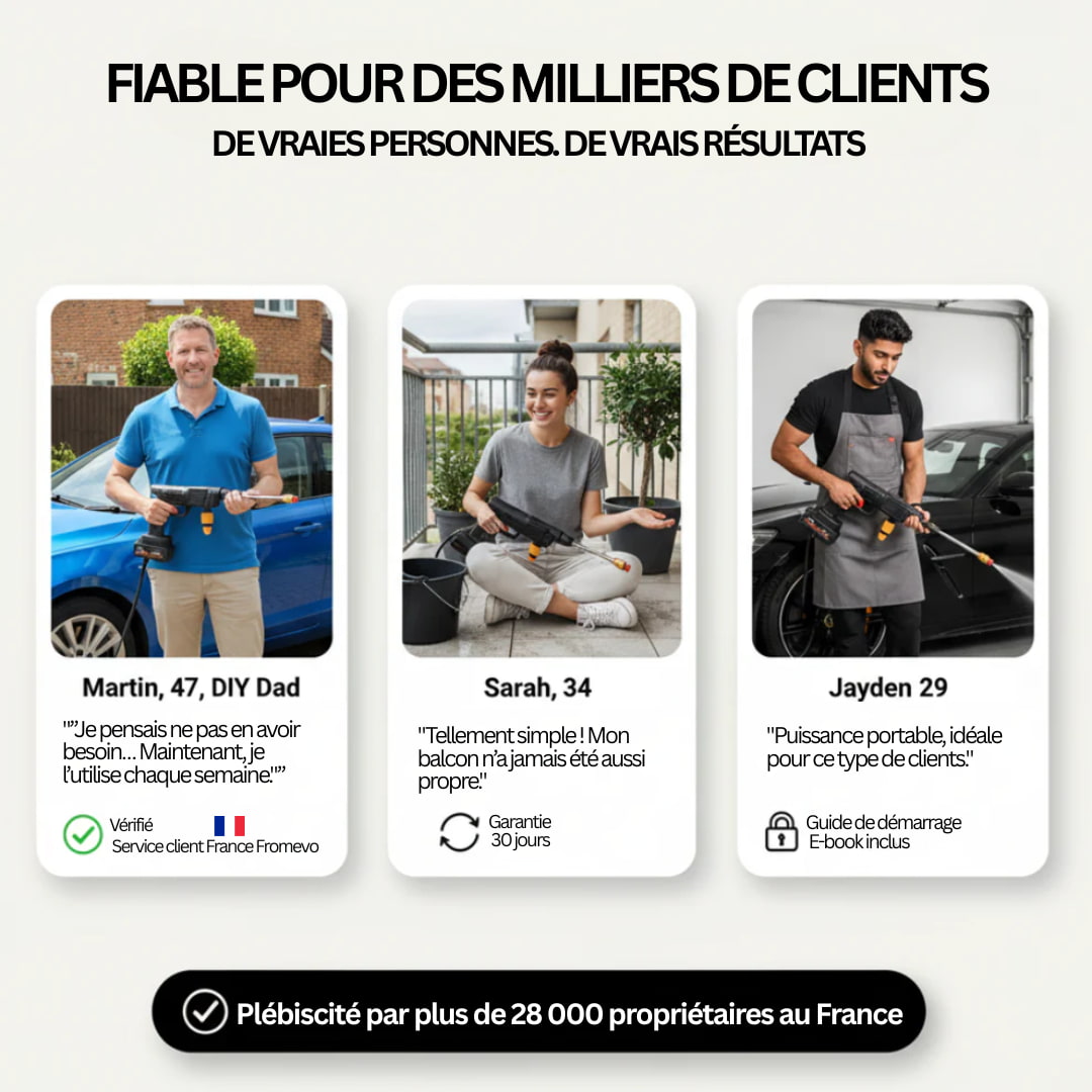 F70 - Nettoyeur sans fil haute pression