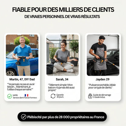 F70 - Nettoyeur sans fil haute pression
