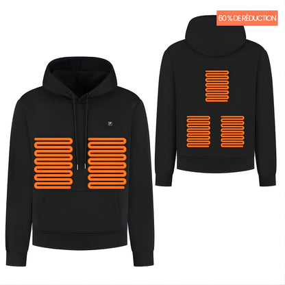 Sweat à capuche chauffant