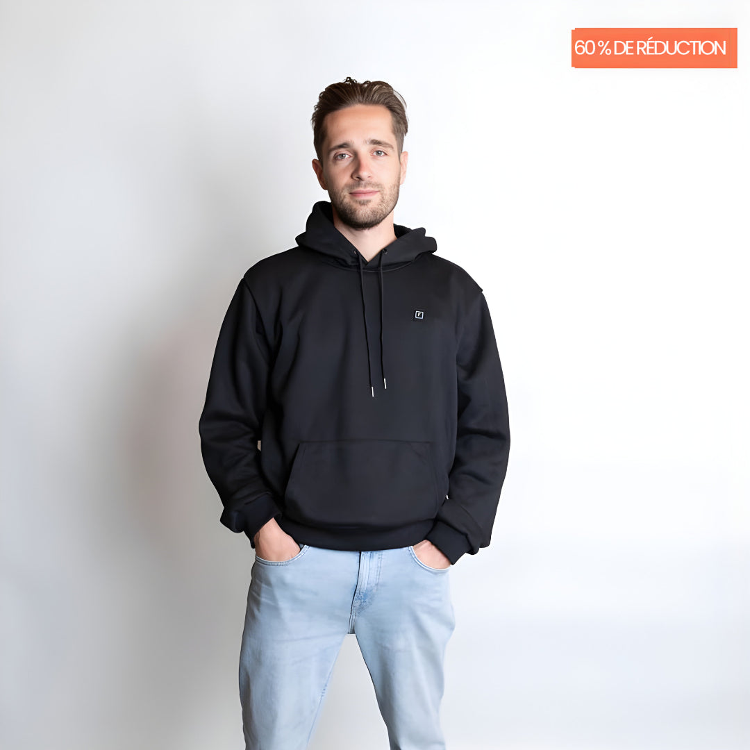 Sweat à capuche chauffant