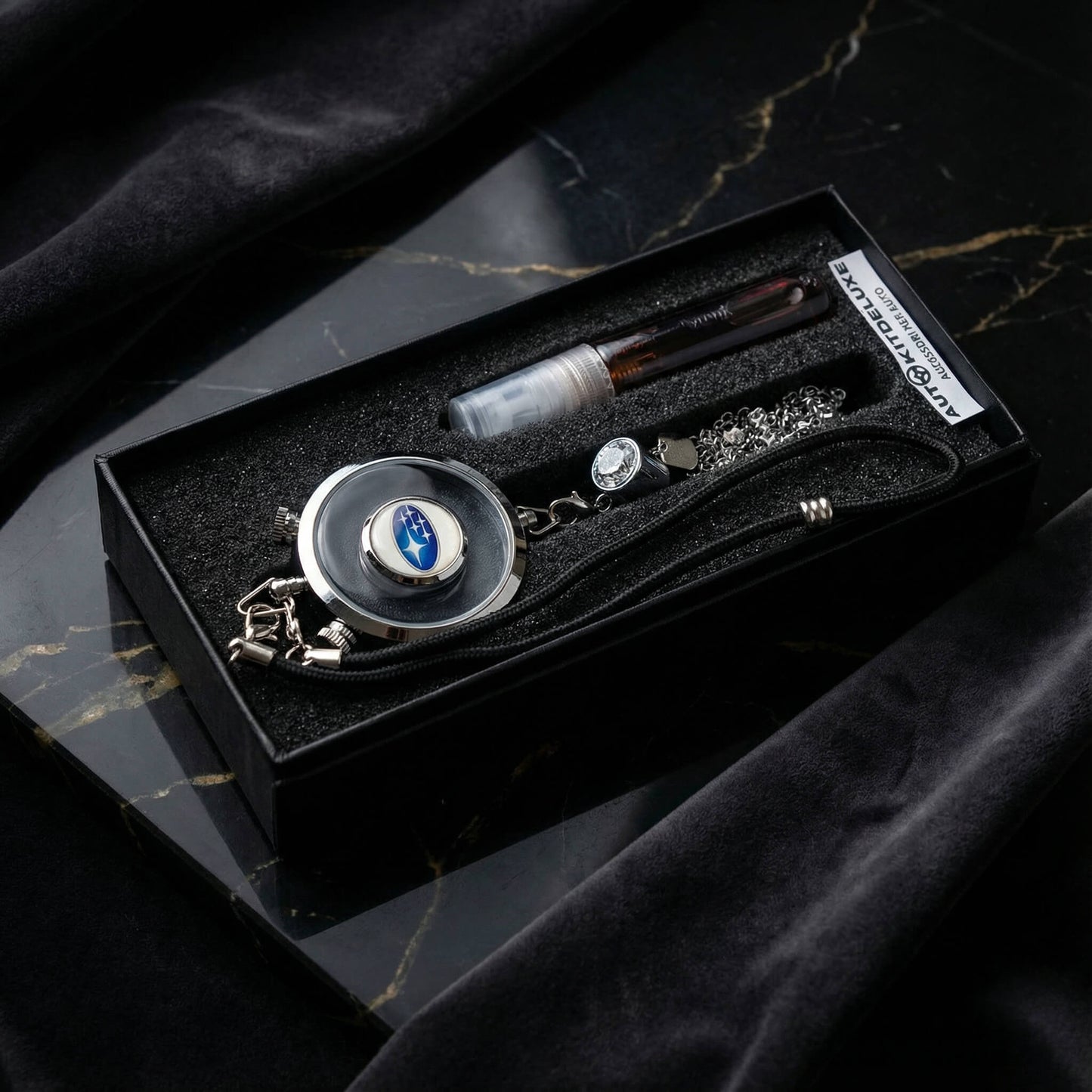 PARFUM DE VOITURE AVEC LOGO (Parfum inclus)