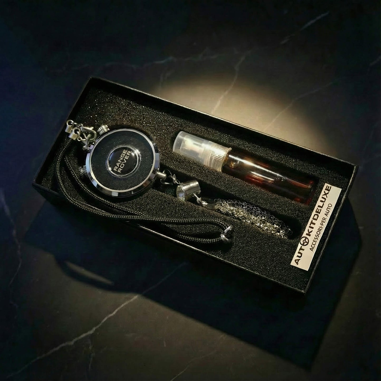 PARFUM DE VOITURE AVEC LOGO (Parfum inclus)