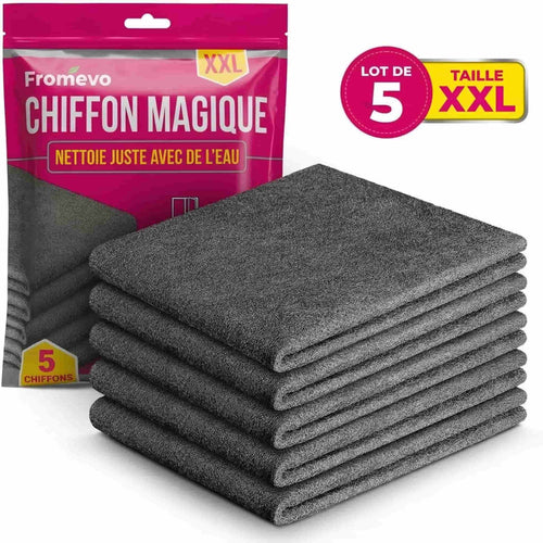 Chiffon magique en microfibre (lot de 5 pièces)