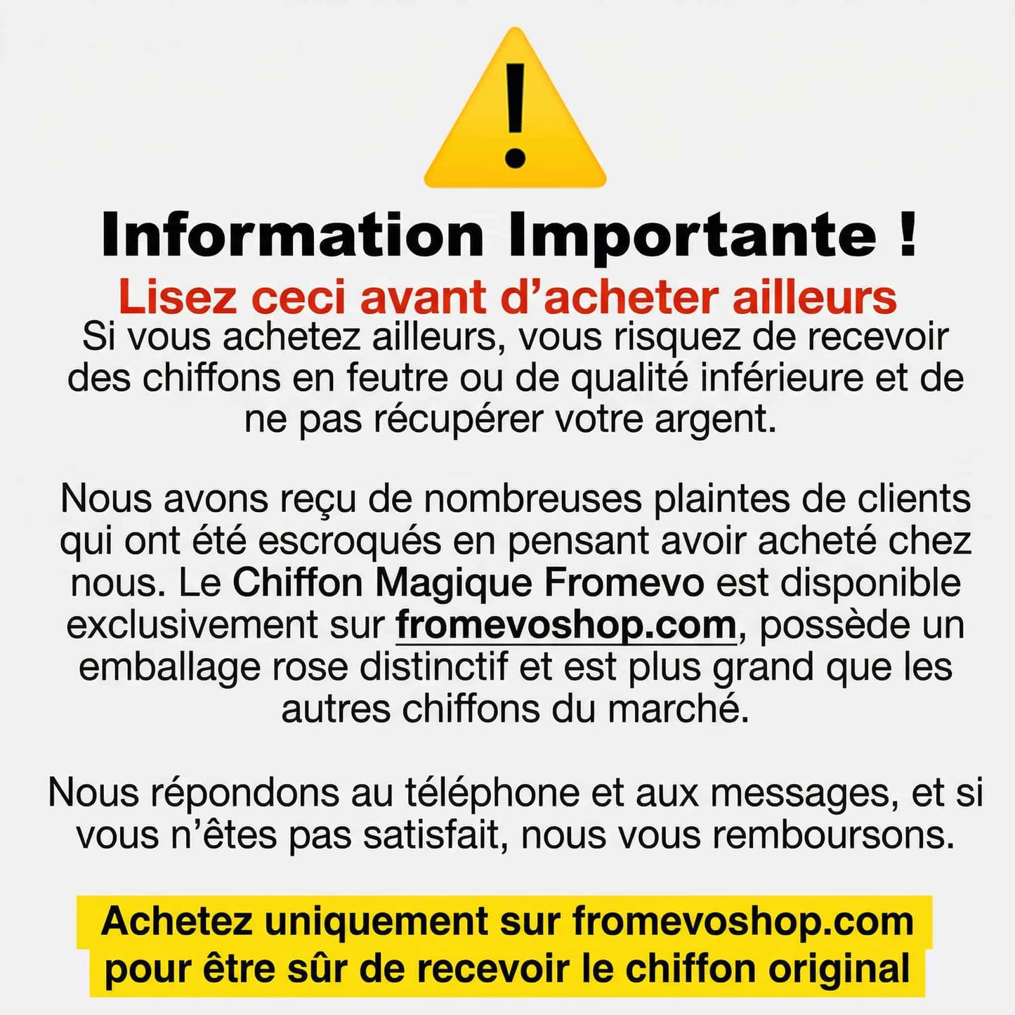 Chiffon magique en microfibre (lot de 5 pièces)