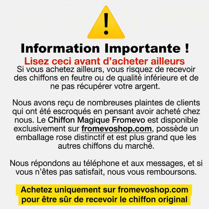 Chiffon magique en microfibre (lot de 5 pièces)