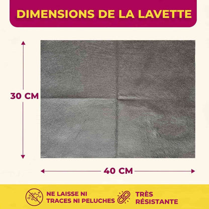 Chiffon magique en microfibre (lot de 5 pièces)