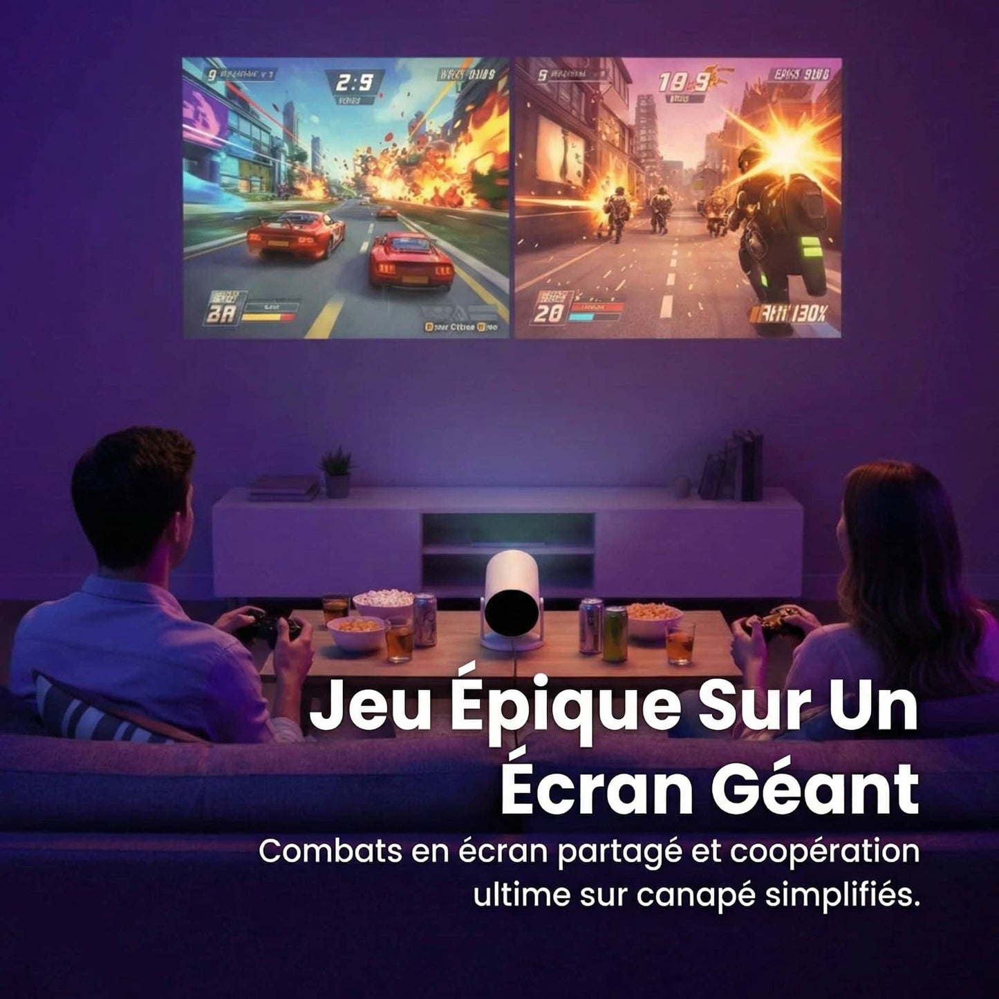 LumiNight™ - Projecteur Portable