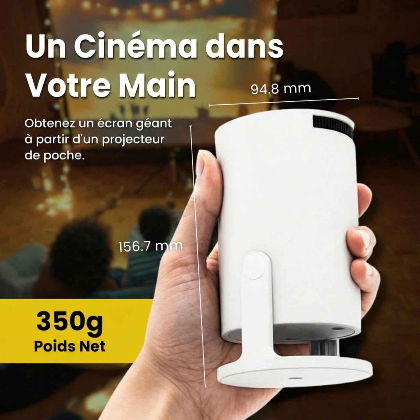 LumiNight™ - Projecteur Portable