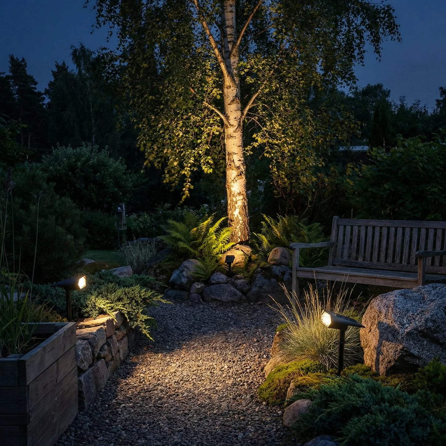 TerraPro - Lampe Solaire de Jardin