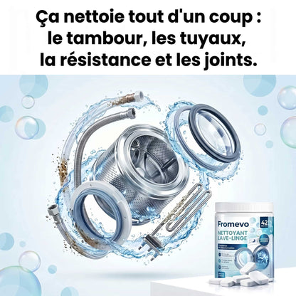 Pastilles de nettoyage pour lave-linge - 42 Pastilles