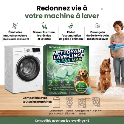 CleanMax - Nettoyant Pour Machine à Laver