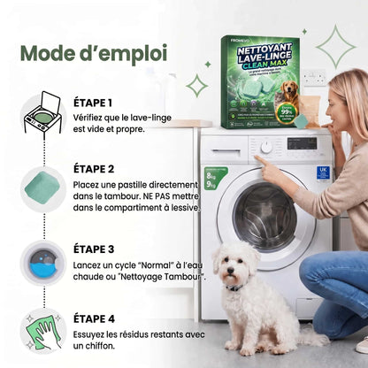 CleanMax - Nettoyant Pour Machine à Laver