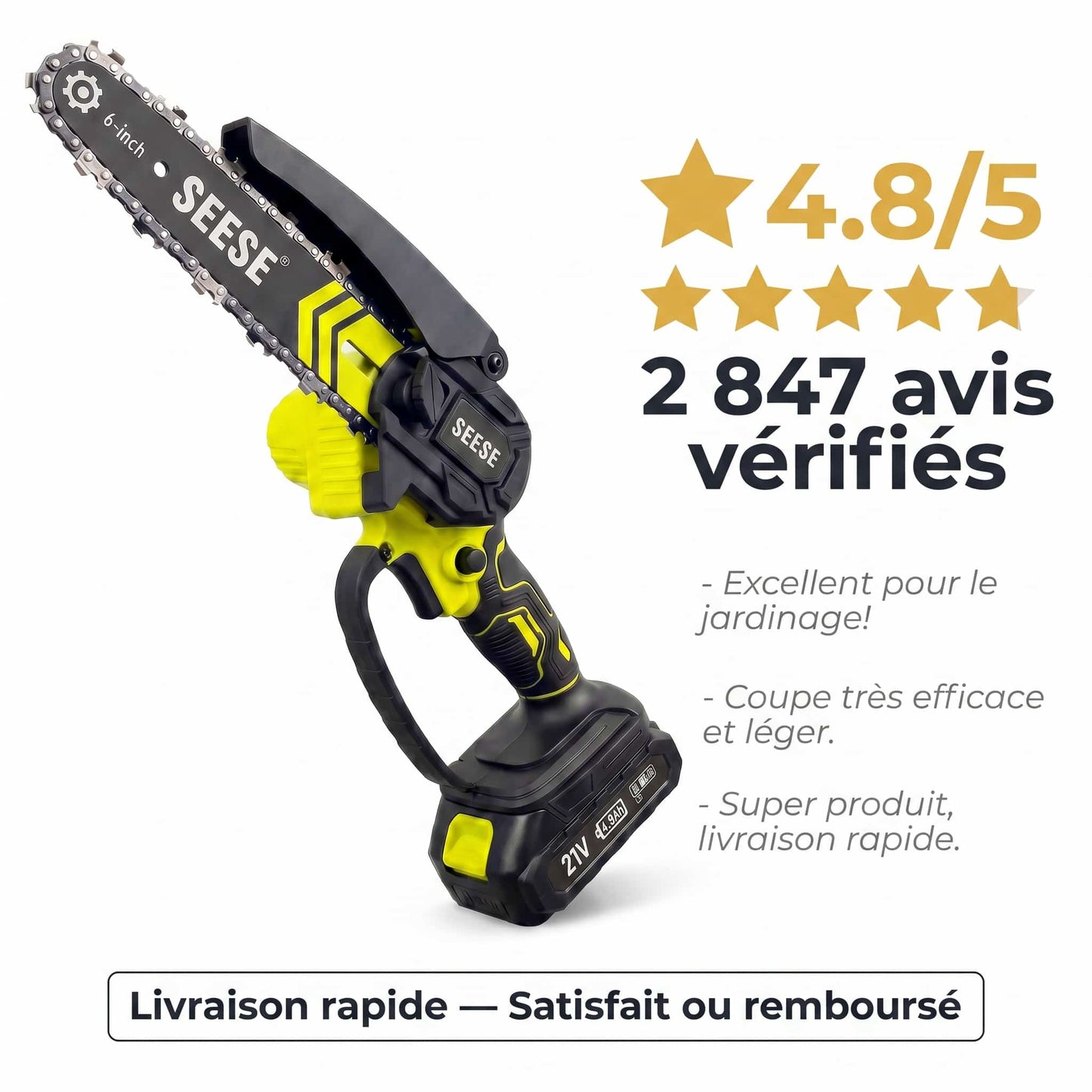Tronconneuse électrique portable Fromevo