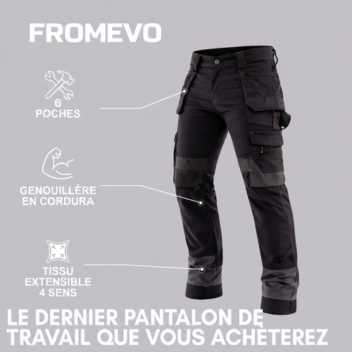 Fromevo™ - Pantalon Cargo Extensible de Travail