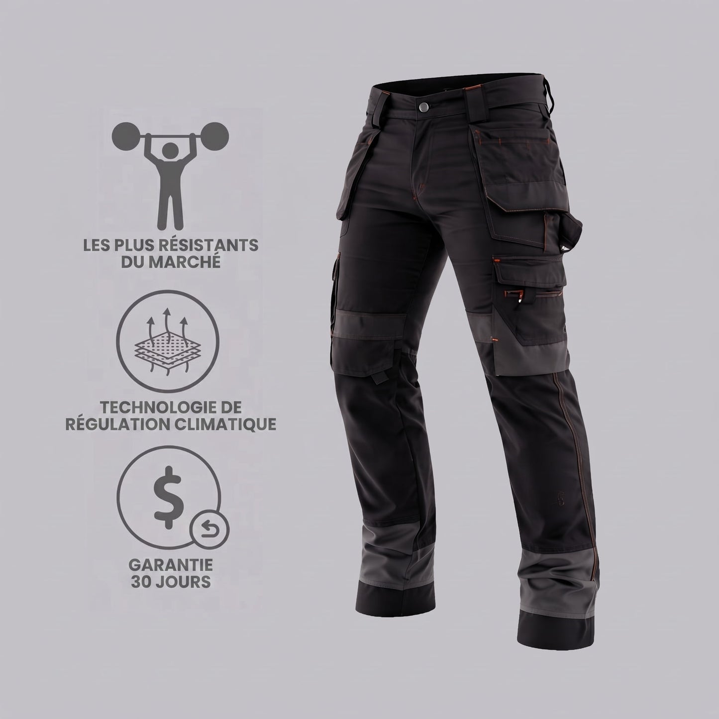 Fromevo™ - Pantalon Cargo Extensible de Travail